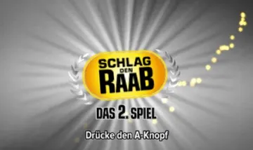 Schlag den Raab - Das 2. Spiel (Europe)(Ge) screen shot title